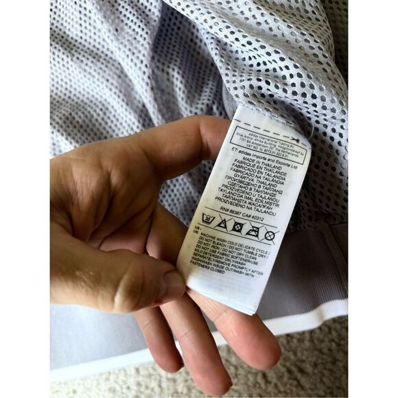 Stella McCartney x Adidas Barricade Bomber Full Zip Jacket size S Gray Silver - Picture 15 of 15